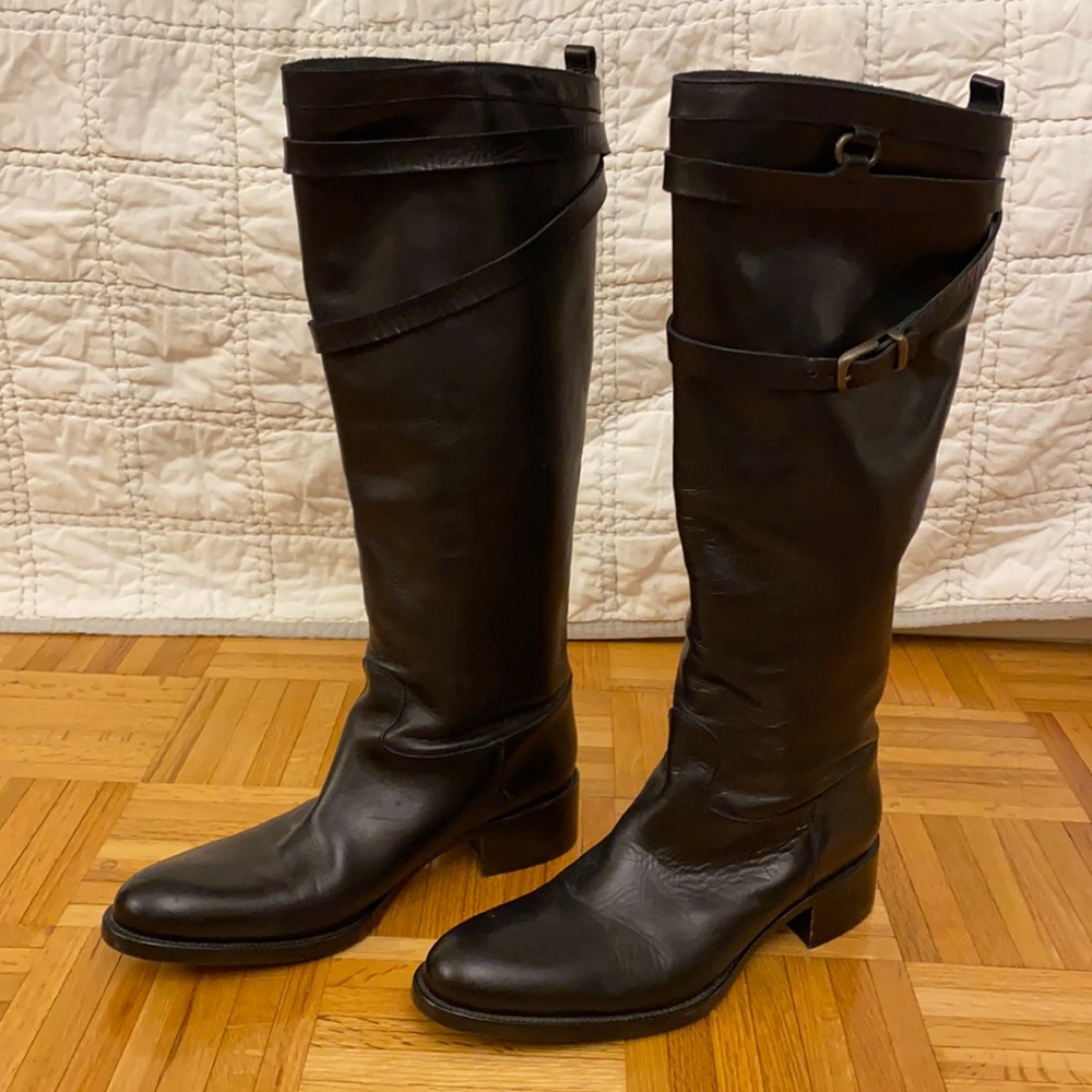 SARTORE Traditional Black Long Boots